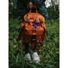 High-quality Orange Glow Nylon Rope Waterproof Large Capacity Casual Outdoor Bags for Unisex New