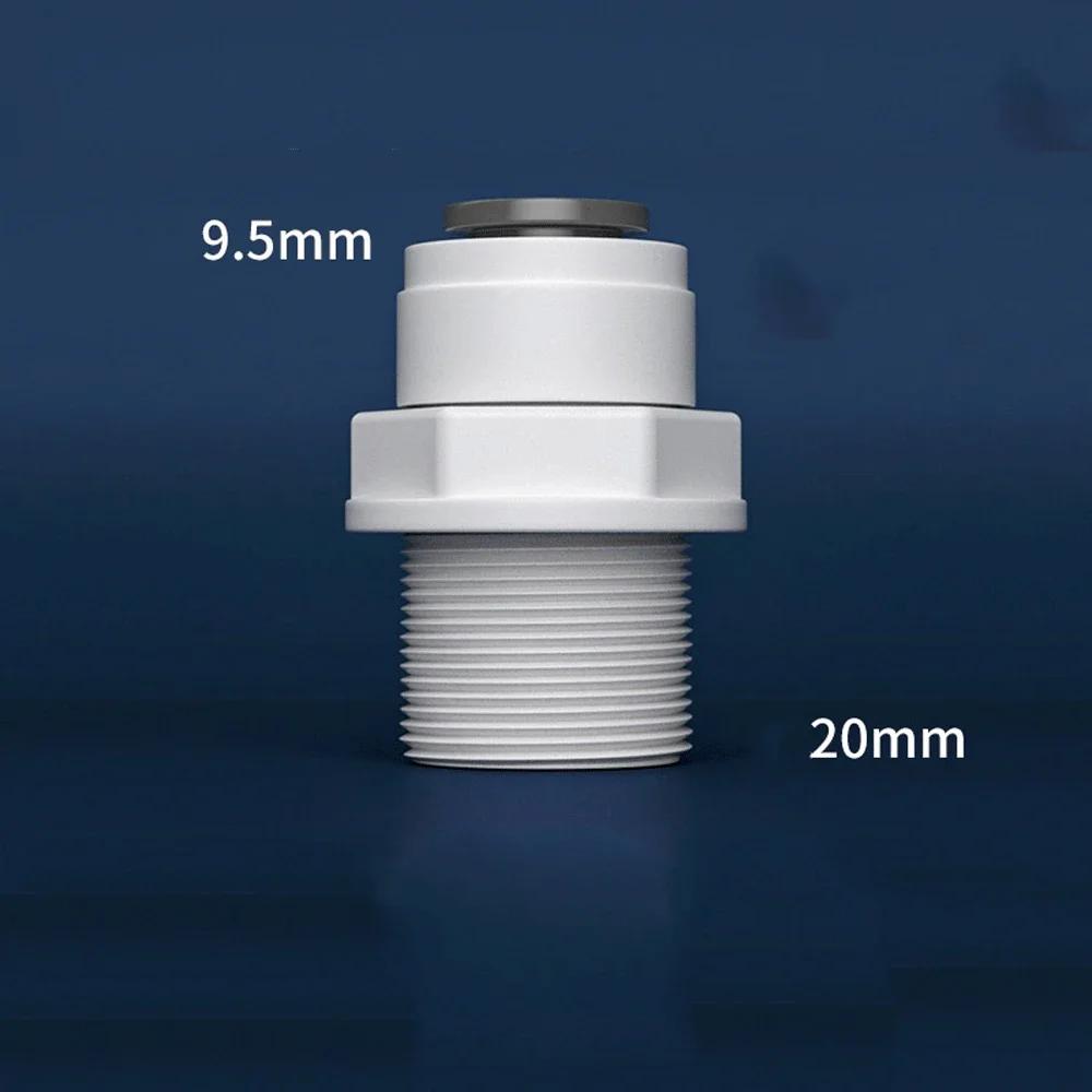 1/4" 3/8" OD Tube Tap Shut Off Ball Valve POM Quick Fitting Connector Tee Elbow Reducer Aquarium RO Water Filter Reverse Osmosis