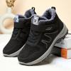 Walking Shoes Women's Autumn and Winter Plus Velvet Thickened Short Boots Warm Mother Shoes