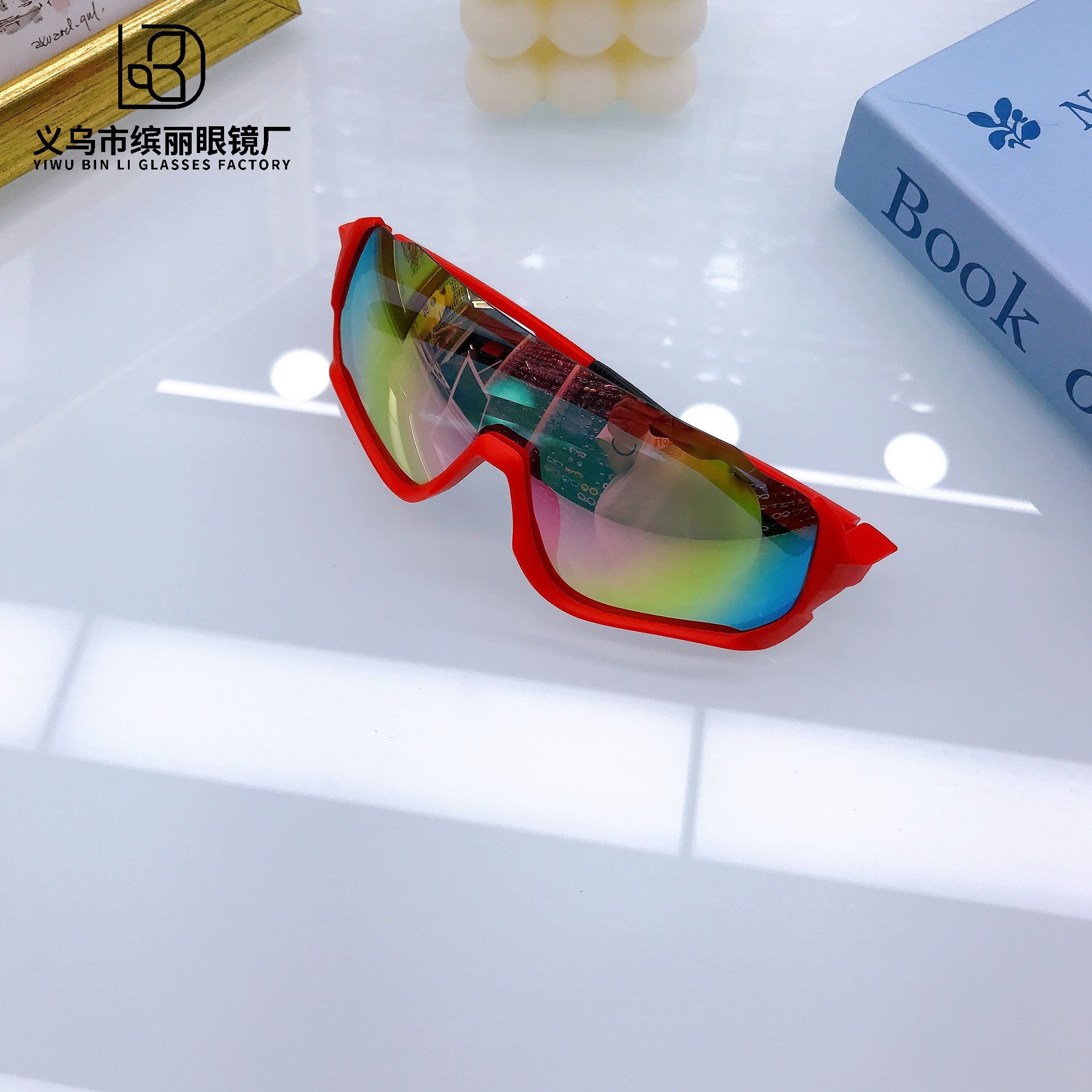 

Детские велосипедные очки Cool Pilot Boys Sunglasses Baby Sunglasses Girls Casual Personality Large Frame Sunglasses