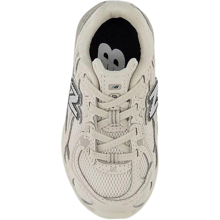 New Balance 740 Bungee Lace Moonbeam Arid Stone Black Toddlers IZ740LN1