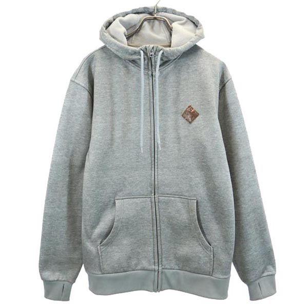 Burton Long Sleeve Zip Hoodie S Gray Snow Board Men's Used