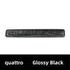 2026 Car Rear Trunk Emblem Sticker For Audi A3 A4 A5 A6 A7 A8 Q3 Q5 Q7 Original Size Quarrto Sline Emblem ABS Black Refit Accessories