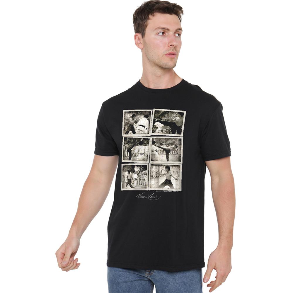Bruce Lee Unisex Adult Snap Shots T-Shirt