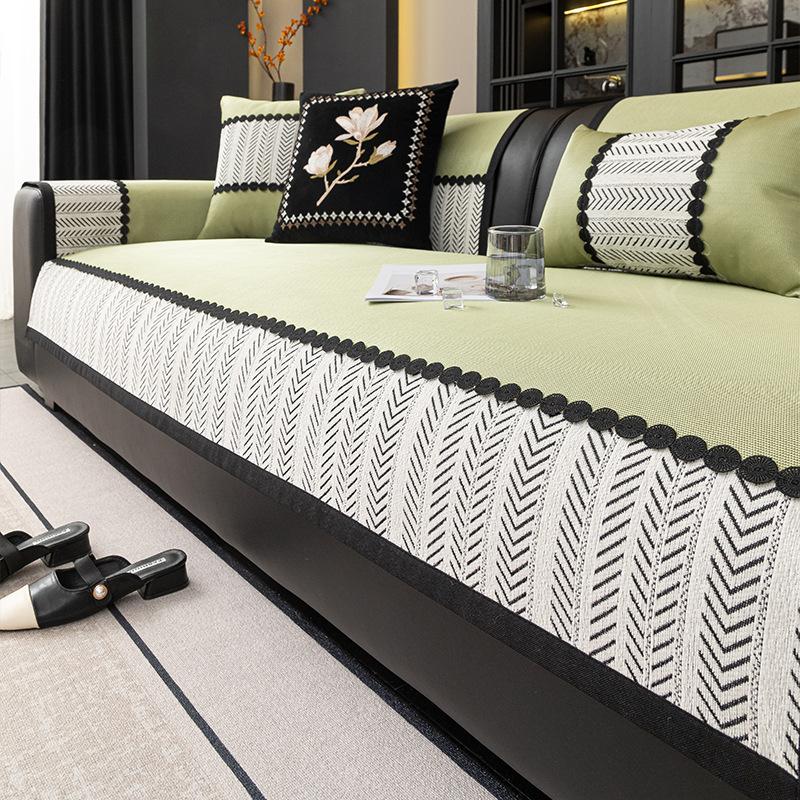 Cool Sofa Cushion, Summer Sofa Cushion, One-Piece Seat Cushion  New Simple And Advanced Feeling Cover Cloth