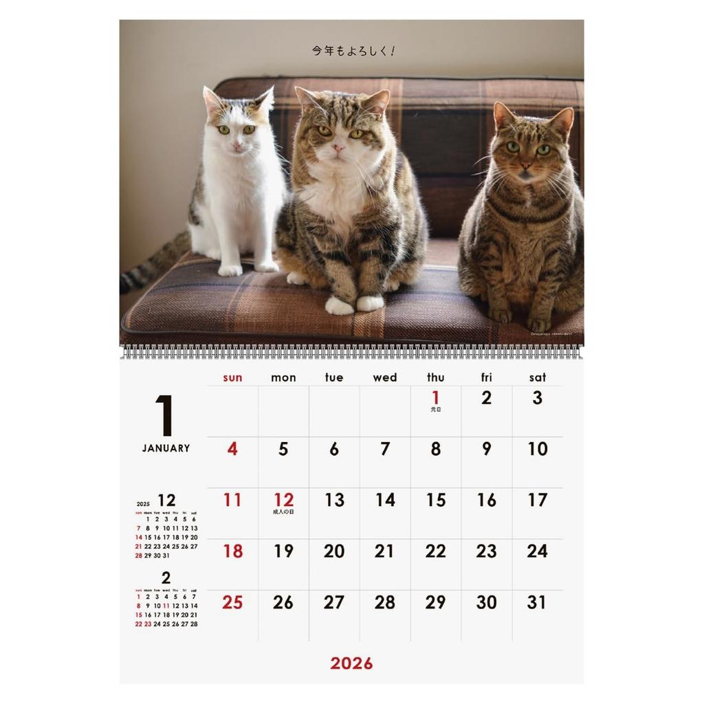 2026 Calendar Maru-chan