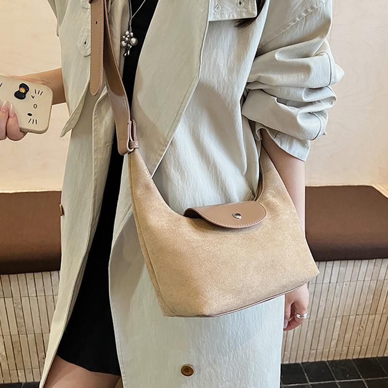 Yogodlns Fashion Women Nubuck PU Leather Handbags High Quality Ladies Small Shoulder Hobo Bags Casual Crossbody Bags for Daily Use