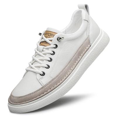 Fashion New Men's Casual Shoes Genuine Leather Designer Sneakers For Men High Quality Comfy Sport Shoes Breathable White Tenis Masculino