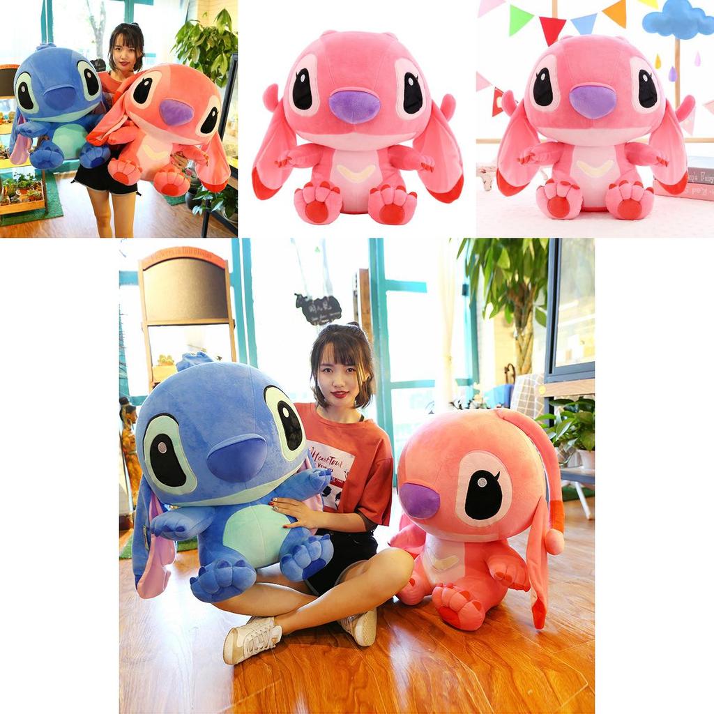 Peluche Grande Suave y Acogedor de Disney Lilo Stitch Stitch Ángel