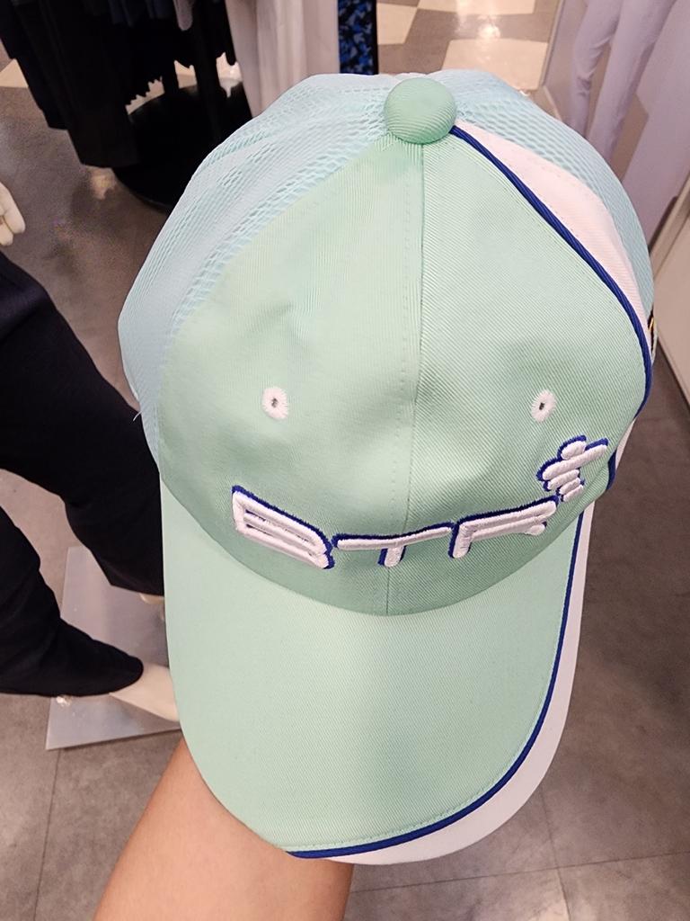 BTR Golf Carat Men's Spring/Summer Mesh Color Block Number Embroidery Cap BNC8838M