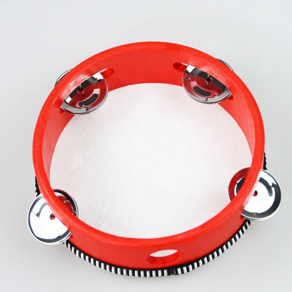 Dancing Toys Tambourine Drum 4/6/7/8/9/10in Percussion Drum Tambourines Musical Instrument  KTV