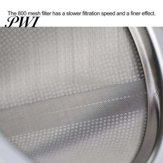 Drip Coffee Filter 304 Stainless Steel Double Layer Fine Mesh Paperless Reusable Food Grade Pour Over Dripper Cone Strainer Funnel Maker Accessories
