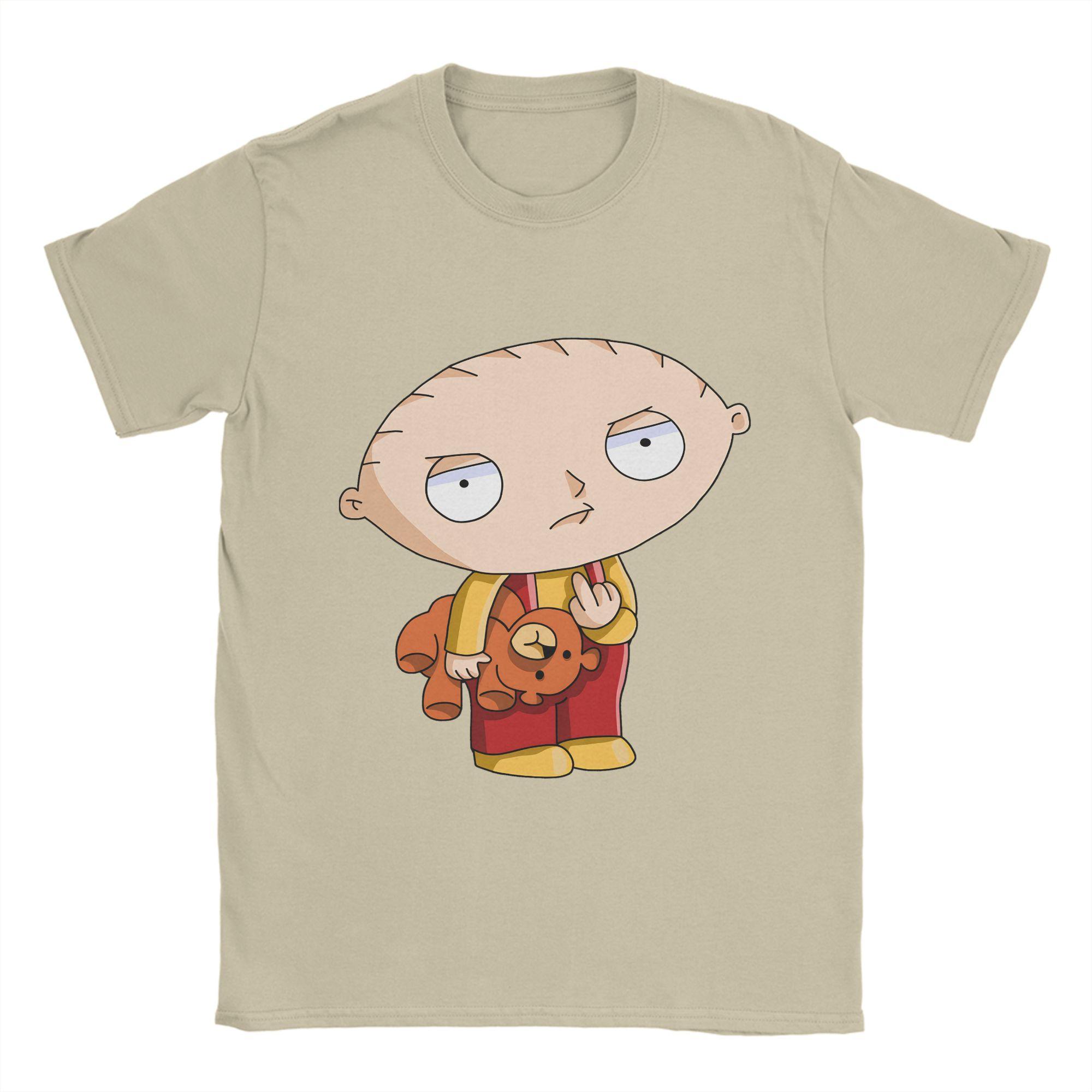 

Harajuku T-Shirt Beach P-Peter Griffins Fashion T Shirts Cotton Tee Shirt for Man Y2K Retro Printed Short Sleeve Clothes S