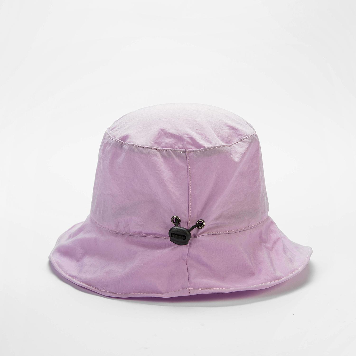 Adjustable Summer Unisex Casual Bucket Hat Waterproof Nylon for Fishing Travel & Outdoor Activities In-Stock 58CM фиолетовый