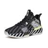 ANTA Impact 1 Basketball Shoes Men's Mid top Black/Anta White Sneakers 112131605-5