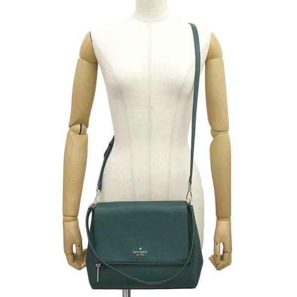 Bag Shoulder Bag 2way Handbag Outlet Brand Leather Medium Flap Shoulder Bag K6029 Kate Spade [Kate Spade] Women's (Deepjade/Green) [Item]