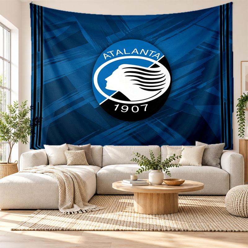 Atalanta FC Wall Tapestry, Soft Fabric Wall Hanging, Decorative Backdrop For Bedroom Home Wall Art