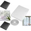 Premium Window Mesh Door Curtain With Self-adhesive Net Guard For Mosquitoes And Bugs