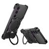 For Samsung Galaxy S24 Case Kickstand Metal Bumper Magnetic Phone Cover