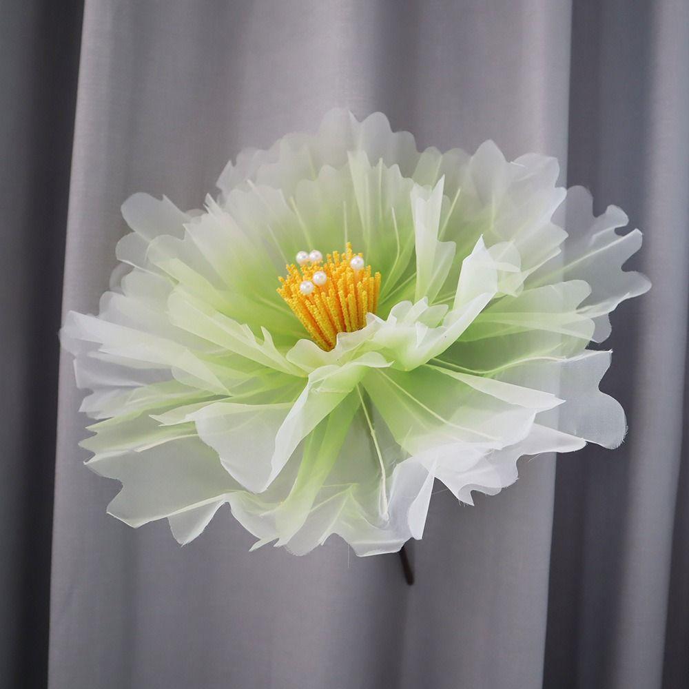 New 40/50cm Artificial Peony Flower Outdoor Layered Fluffy Petals Large Flower Head Silk Fake Flowers Floor Display