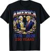 250 Years America Anniversary 250th Trump Washington T-Shirt New