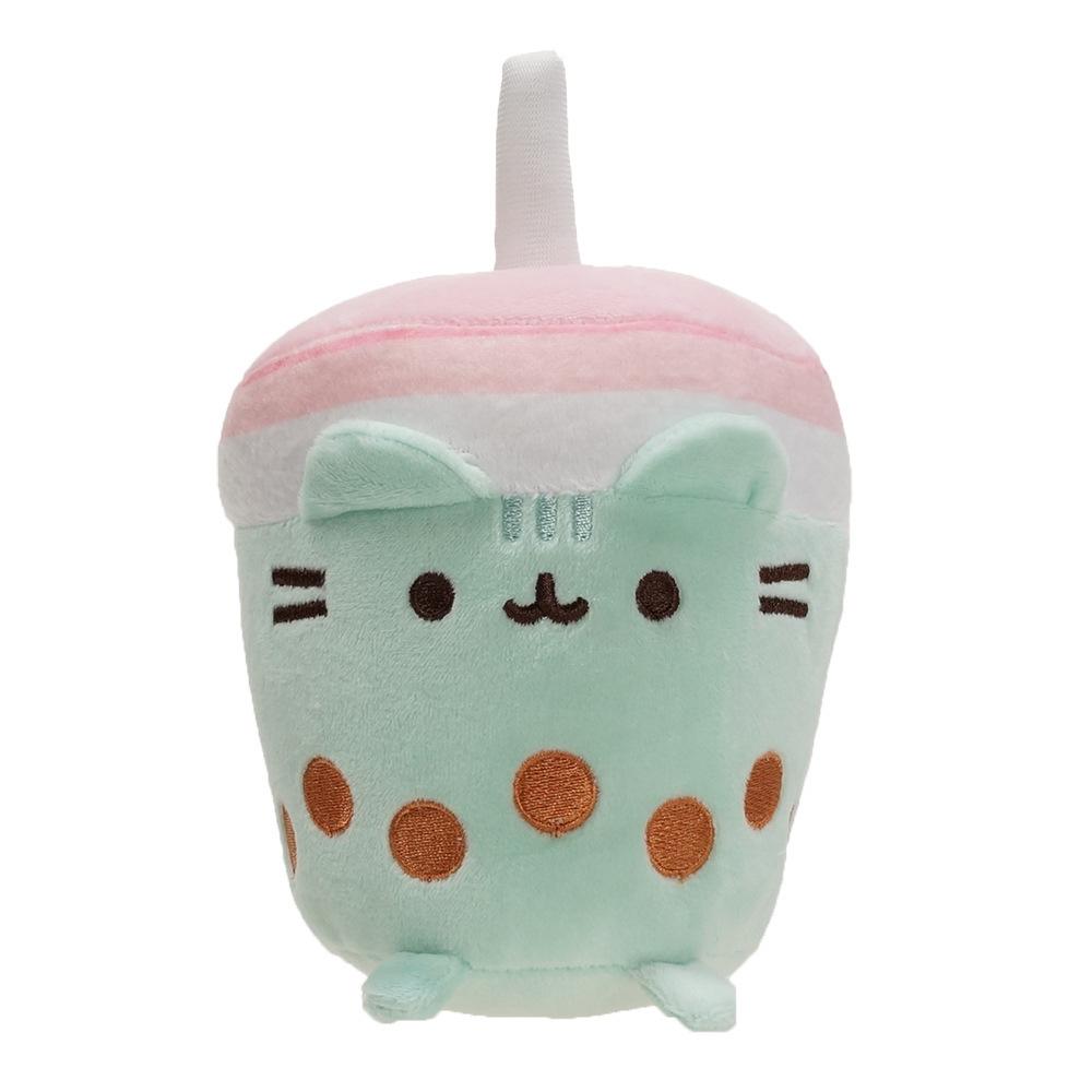 Szary pluszowy kot Pusheen Miękki pluszowy zwierzak Pączek Burger Pizza Ciasteczko Lody Poduszka