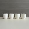 4 Pezzi Mini Fioriera a Forma di Uovo Fioriera per Piante Succulente Ornamento da Tavolo Fioriera in Plastica Decorazione per la Casa Decorazione di Pasqua