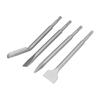 4PCS Chisel Hammer Drill Bits Concrete Hammer Bits Set Includuing Flat Chisel Point Chisel and