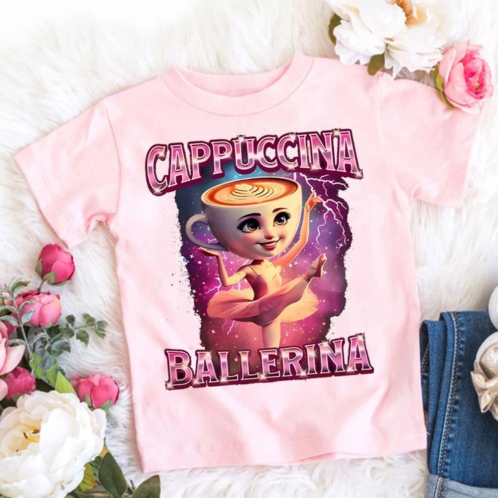 Summer Tops Italian Brainrot T-Shirt Cartoon Anime Print Clothes Round Neck Basic Tops Fashin Casual Loose T Shirts Gift Unisex