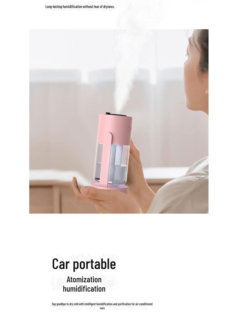 Starry Sky USB Rotating Humidifier & Atmosphere Light for Car & Home - 2024 Model