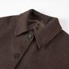 Women Fashion With Pockets Brown Single Breasted Jackets Vintage Lapel Neck Long Sleeves Female Chic Lady Outfits