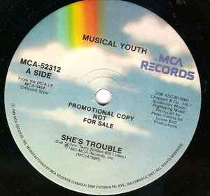 

7inch Record MUSICAL YOUTH Shes Trouble MCA52312 MCA 1983 Canada Reggae Ska Dub Used