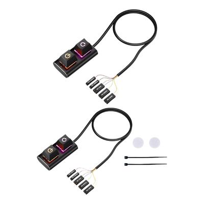 PC Extended External Power Switcher With LED Light And Mechanical Key Switches Easy Installation For Desktop Computer