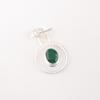 Green Onyx Gemstone 925 Stamped Silver Jewelry Pendant 1.4" For Anniversary Gift PP-57-17