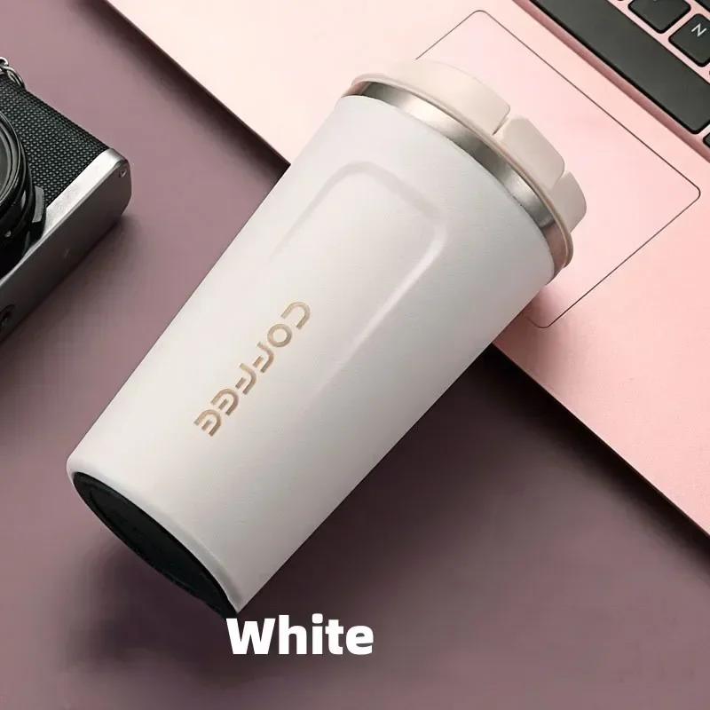 Smart Coffee Tumbler 510ml Stainless Steel Thermos Cup with Portable Rope Intelligent Temperature Display Travel Mug