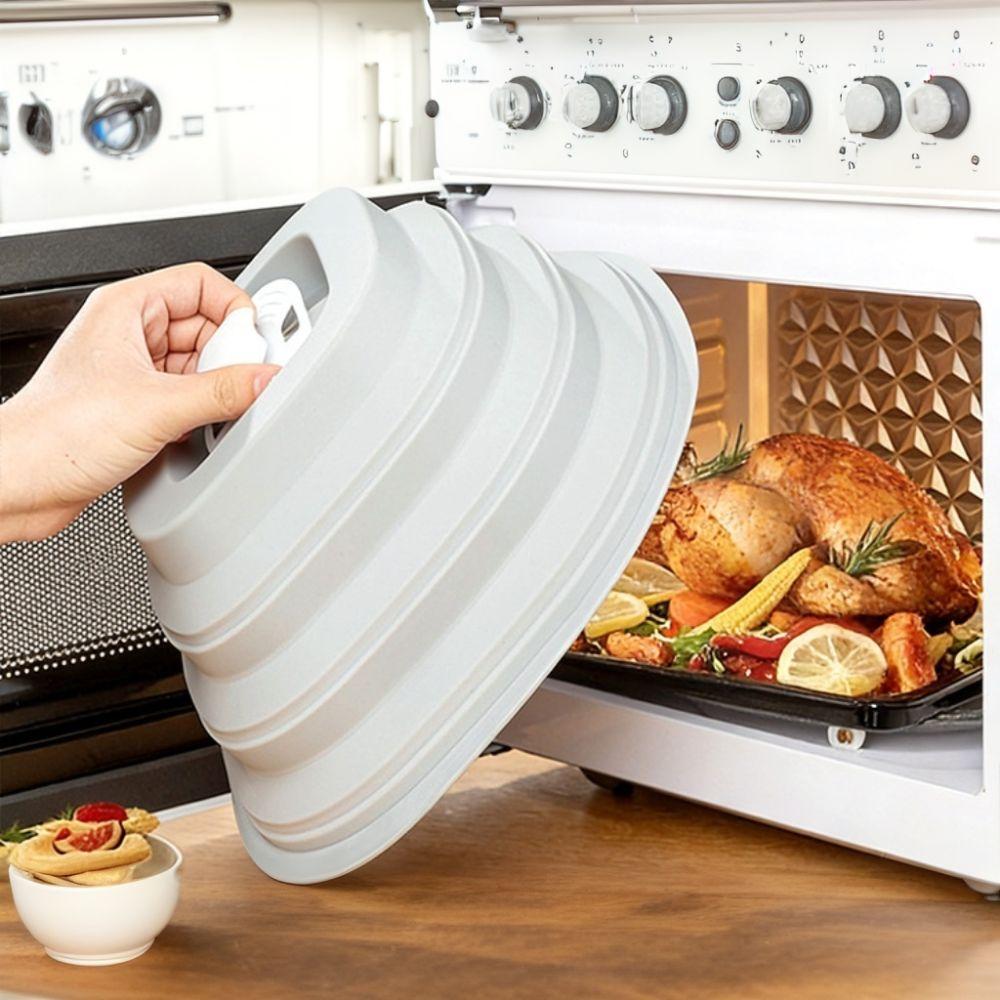Silicone Magnetic Microwave Splatter Cover Splash-proof Microwave Plate Lid Oven