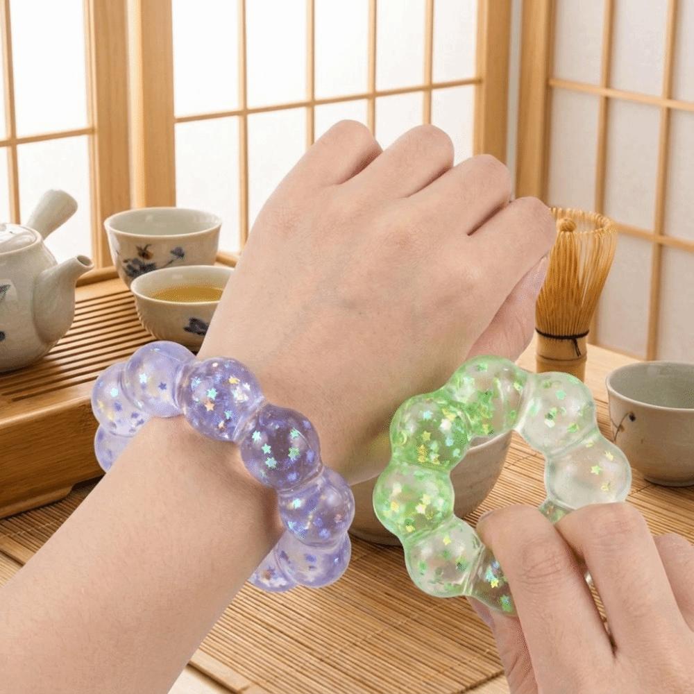 Soft Maltose Slow Rebound Bracelet Funny Fidget Toy Sensory Toy Pinch Toy Bracelet Adults