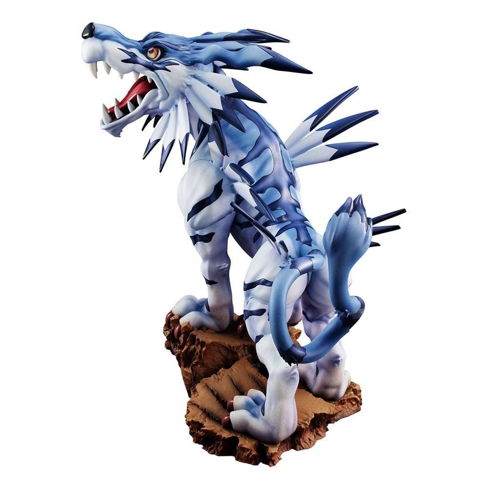 

MegaHouse Precious Gem Series Digimon Adventure Garurumon Battle PVC Statue - чёрный