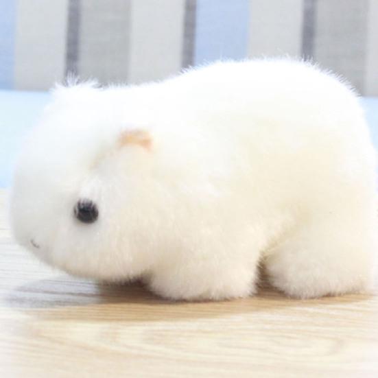 Simulation Wombat Toy Lovely Vivid Expression Birthday Gift Stuffed Guinea Pig Animal Toy for Girl