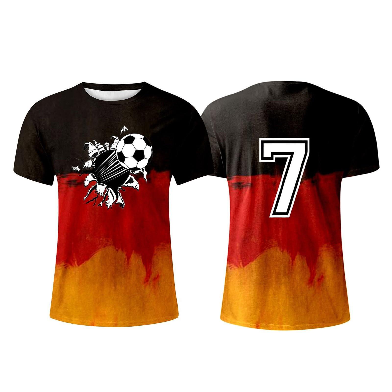 

Мужская футболка с принтом, свободный повседневный топ с коротким рукавом XL жёлтый