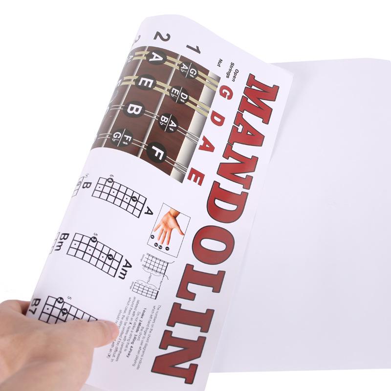 Mandolin Chord and Fingering Practice Chart