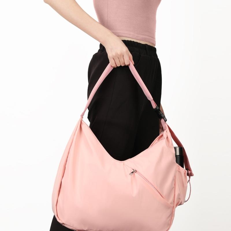 Women Shoulder Yoga Bag Featuring Dry Wet Separation Technology Polyester Texture Ergonomic Design Fashionable Look
