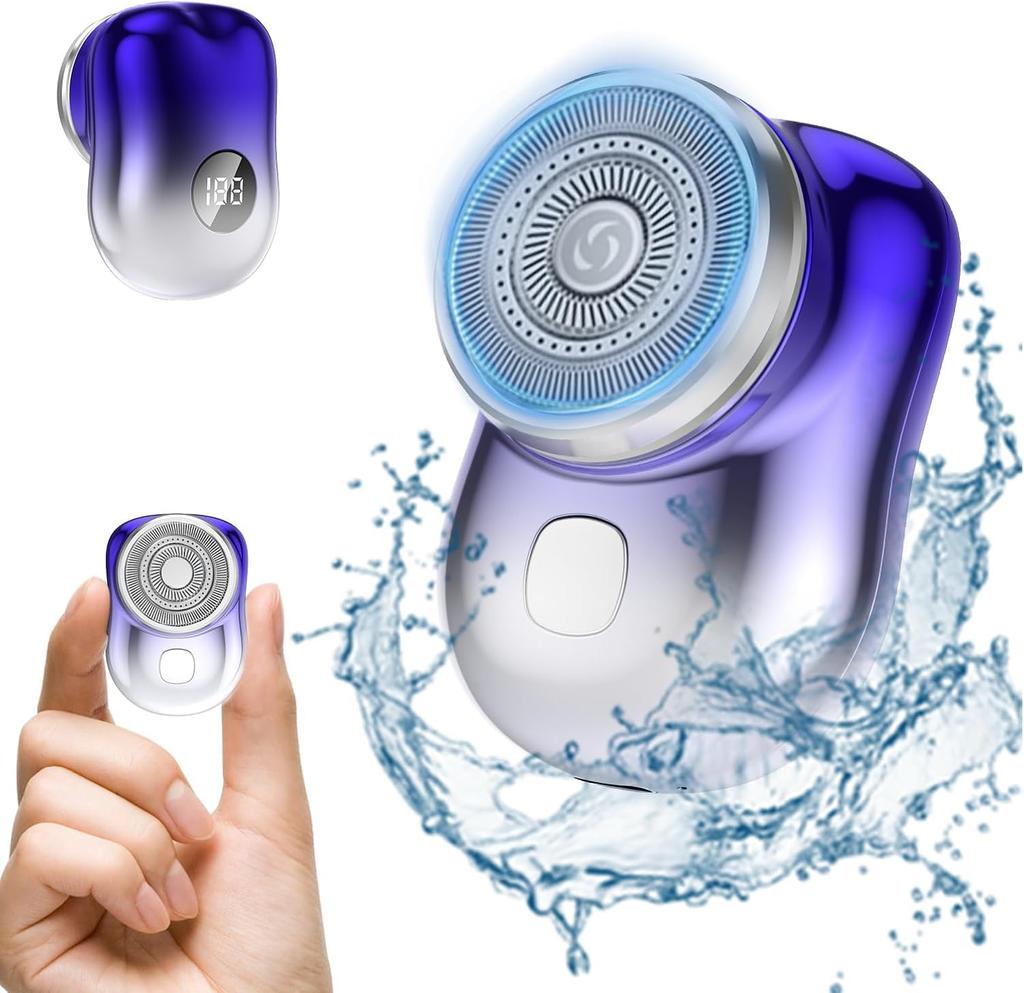 Compact Electric Automatic Shaver with Beard Density Electric IPX7 Rotary LED Power Low Accidental Touch Business Carry It In The Birthday Gift For