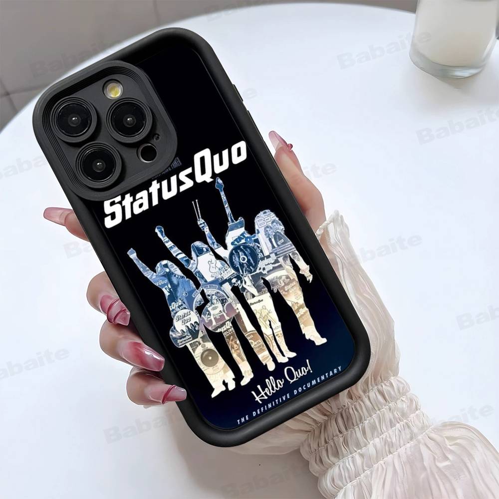 S-STATUS QUO Handyhülle Für IPhone 17 16 15 13 11 12 14 Pro Max Plus Silikon Hülle Schale