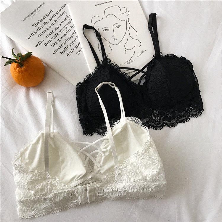 Korean Lace Front Strapless Tube Top Bra - Sexy, Wireless, and Supportive for Students