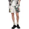 Acne Studios paint-splatter shorts BE0211-BHO