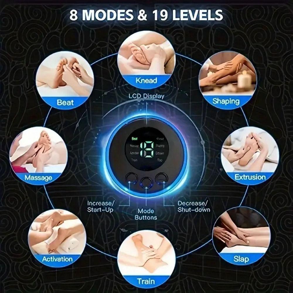 8 Modes 19 Level Foot Acupoint Massage Mat Electric Massage Mats  Foot Relaxation Tool