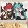 Anime Tapestry Cat Girl Tapestry Cute Manga Wall Hanging Aesthetic Room Decor for Bedroom Tapestry Dorm Perfect Gift Anime Fans