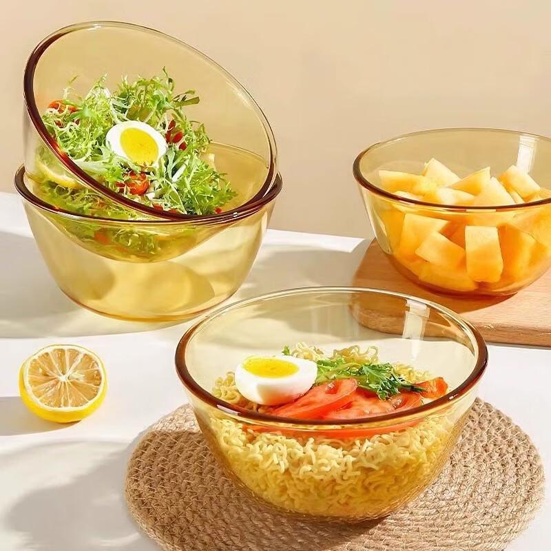 Ruhan Heat-Resistant Glass Salad Bowl