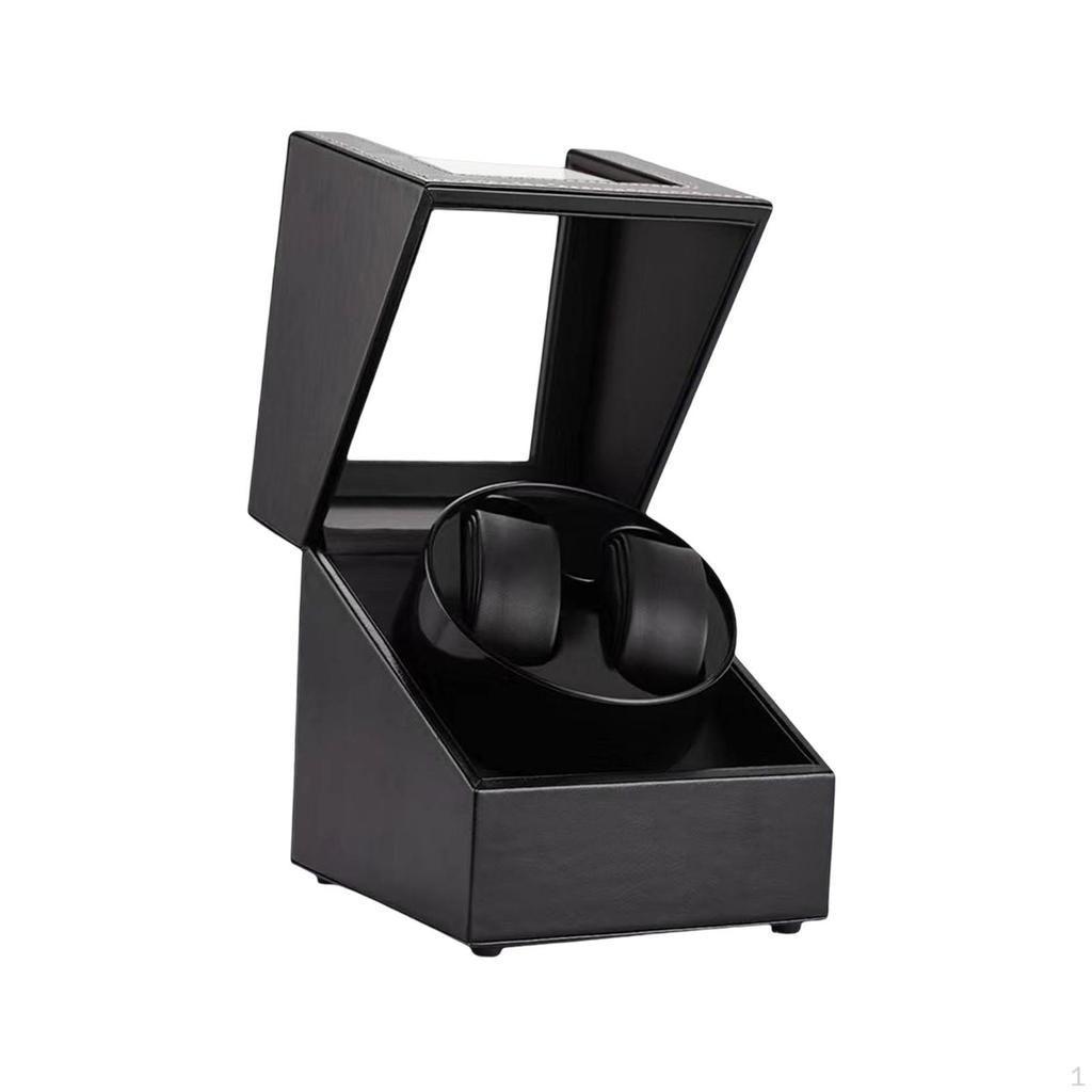 Automatic Watch Winder PU Leather Display Box for Wristwatch